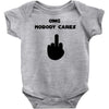 omg nobody cares Baby Bodysuit