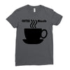 coffee snob Ladies Fitted T-Shirt