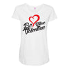 be mine valentine Maternity Scoop Neck T-shirt