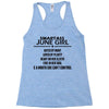 Smartass June Girl Racerback Tank