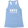 boys with blue eyes Racerback Tank
