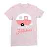 bitches with hitches Ladies Fitted T-Shirt