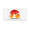 Samurai Sunset License Plate