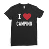 i love camping! Ladies Fitted T-Shirt