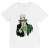 st patricks day  uncle sam V-Neck Tee