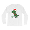 christmas dinosaur Long Sleeve Shirts
