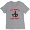 gaming hold and play V-Neck Tee