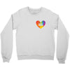 Rainbow Equality Heart Crewneck Sweatshirt