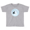 Biker Dinosaur - Dinosaur Riding A Bike To The Moon Toddler T-shirt