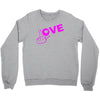 fuck love party Crewneck Sweatshirt