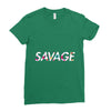 Martinez Twins savage Ladies Fitted T-Shirt
