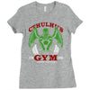 cthulhu gym Ladies Fitted T-Shirt