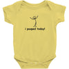 I Pooped Today Baby Onesie