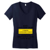 Under Construction Personalize Baby Women's V-Neck T-Shirt
