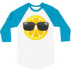 Lemon with Glasses 3/4 Sleeve Shirt