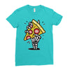 pizza Ladies Fitted T-Shirt