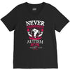 THE POWER OF AN Autism Mom V-Neck Tee