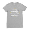 throw donuts Ladies Fitted T-Shirt