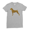leopard pattern Ladies Fitted T-Shirt