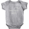 sheldon's spot Baby Onesie