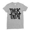 trick or treat Ladies Fitted T-Shirt
