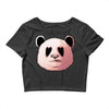 panda in love Crop Top