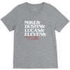 mike dustin lucas eleven will V-Neck Tee