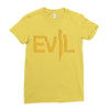 evil Ladies Fitted T-Shirt