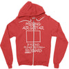 missing air guitar Zipper Hoodie