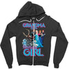 grandma of the birthday girl Zipper Hoodie