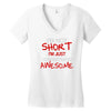 i'm not short awesome Women's V-Neck T-Shirt