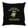 lucky charm 2 Throw Pillow