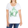 the adventure begins Ladies Curvy T-Shirt