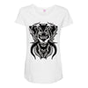 demon wolf Maternity Scoop Neck T-shirt