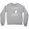 so good with my rod i make fish come Crewneck Sweatshirt