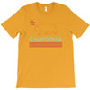 neon sign california republic flag bear T-Shirt