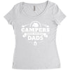 Campers Make the Best Dads Women's Triblend Scoop T-shirt