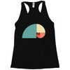 fibonacci golden ratio colorful Racerback Tank