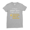 drink beer 3 days a week Ladies Fitted T-Shirt