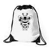 bee czar Drawstring Bags