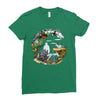 ghibli tribute Ladies Fitted T-Shirt