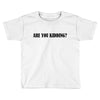 are you kidding Toddler T-shirt