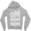 om nom nom Zipper Hoodie