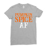 pumpkin space af Ladies Fitted T-Shirt