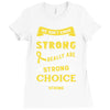 Ewing Sarcoma Awareness Ladies Fitted T-Shirt