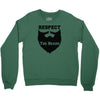 respect the beard Youth Sweatshirt