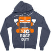 rage quit Zipper Hoodie