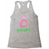 donut worry Racerback Tank