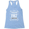 vintage made in 1967 perfectly aged a living legend Racerback Tank