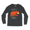 bearly awake Long Sleeve Shirts